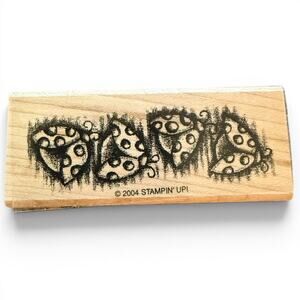 Stampin' Up 2004 Something Marvelous Lady Bugs Rubber Stamp